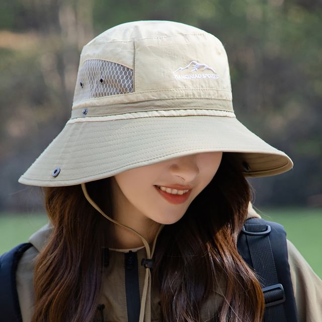Panel Embroidered Boonie Hat