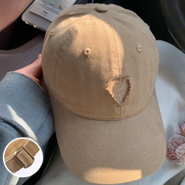 Lettering Cap Applique Baseball