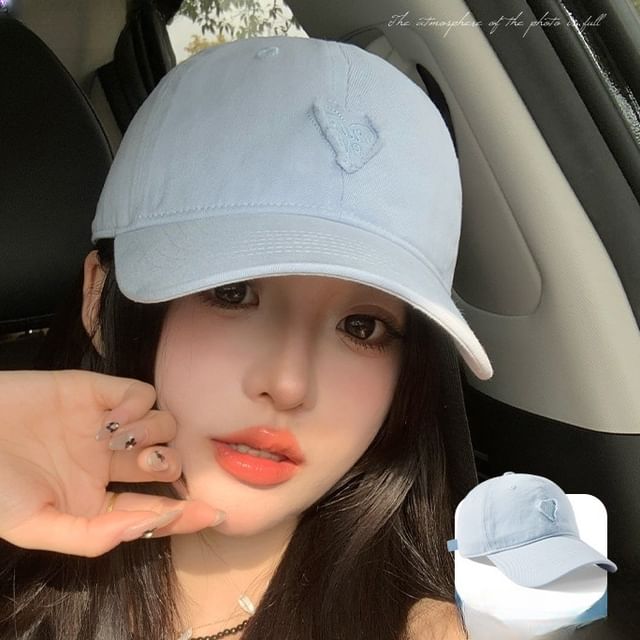 Lettering Cap Applique Baseball