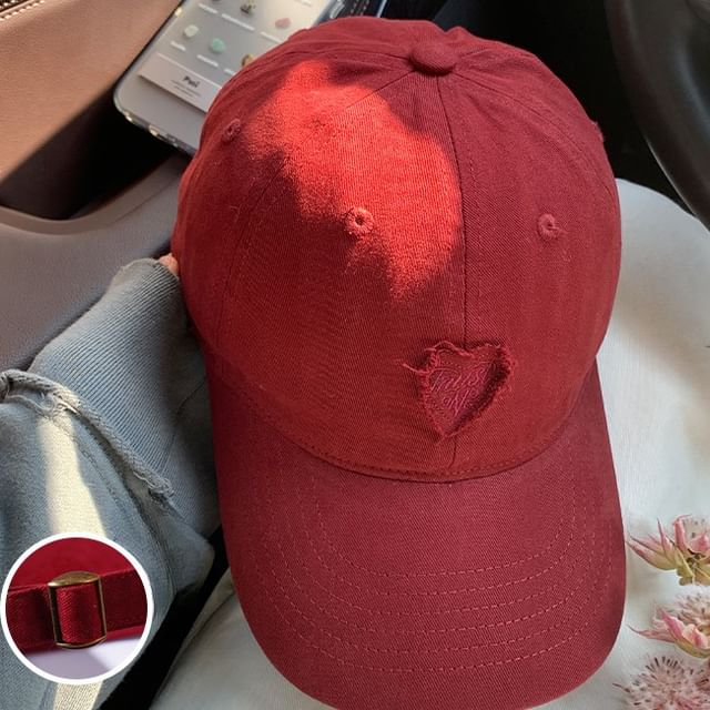 Lettering Cap Applique Baseball