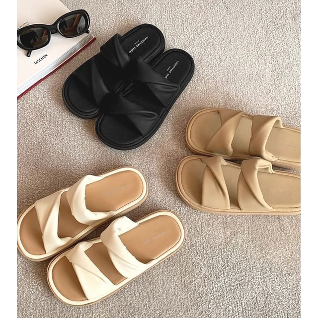 Sandals Double-Strap Slide