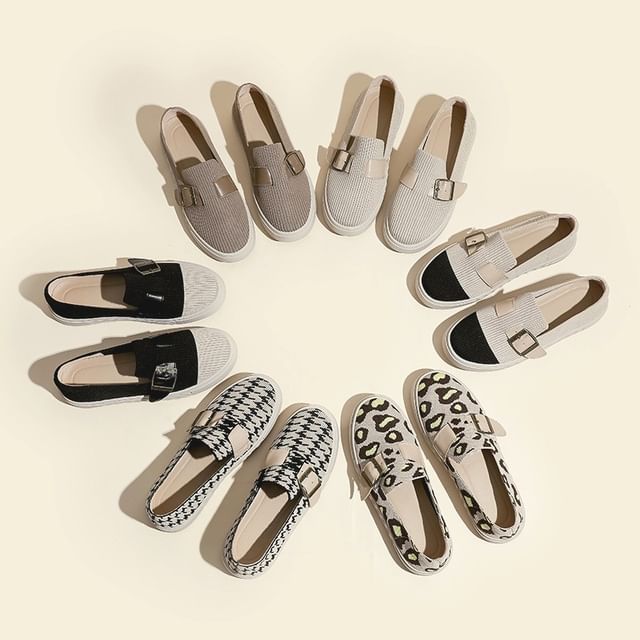 Slip-Ons Platform Buckled