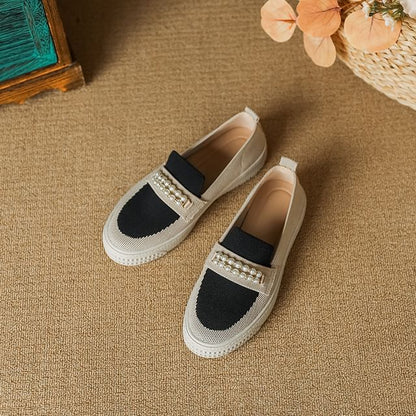 Slip-Ons Pearl Faux Platform