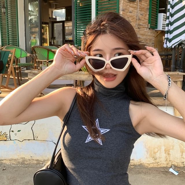 Cat-Eye Oversized Sunglasses