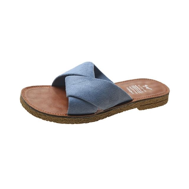 Slide Criss Sandals Cross