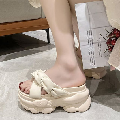 Platform Criss Sandals Cross Slide