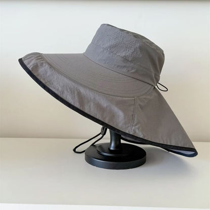 Hiking Contrast Bucket Hat Plain Trim