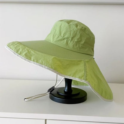Hiking Contrast Bucket Hat Plain Trim