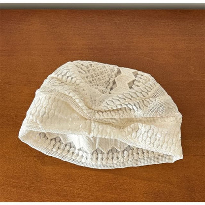 Lace Beanie Slouch