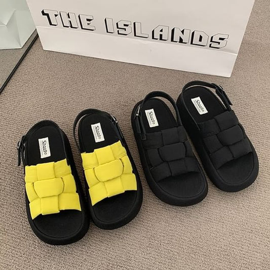 Sandals Platform Woven