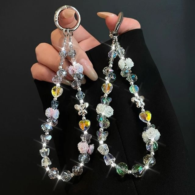 Flower Pad Lanyard with Phone