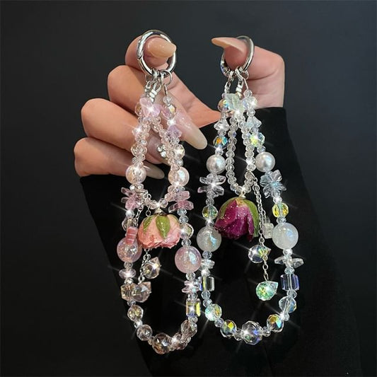 Pad Phone with Lanyard Beaded