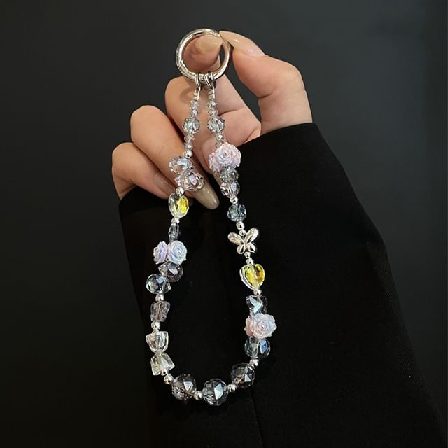 Flower Pad Lanyard with Phone