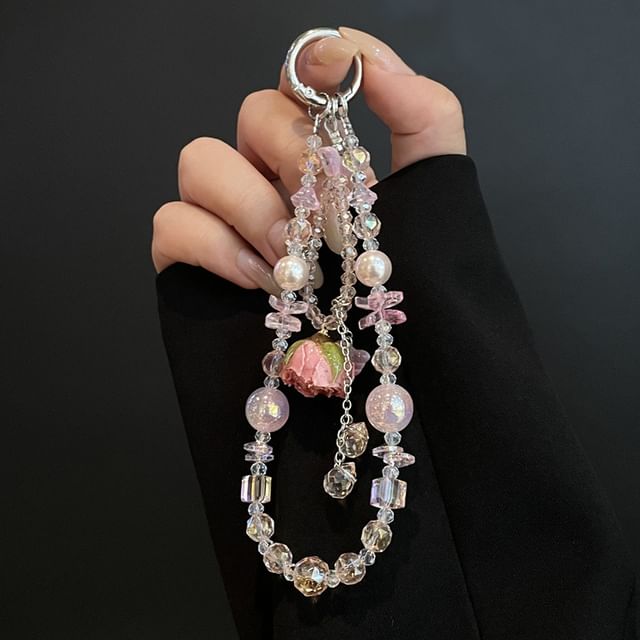 Pad Phone with Lanyard Beaded