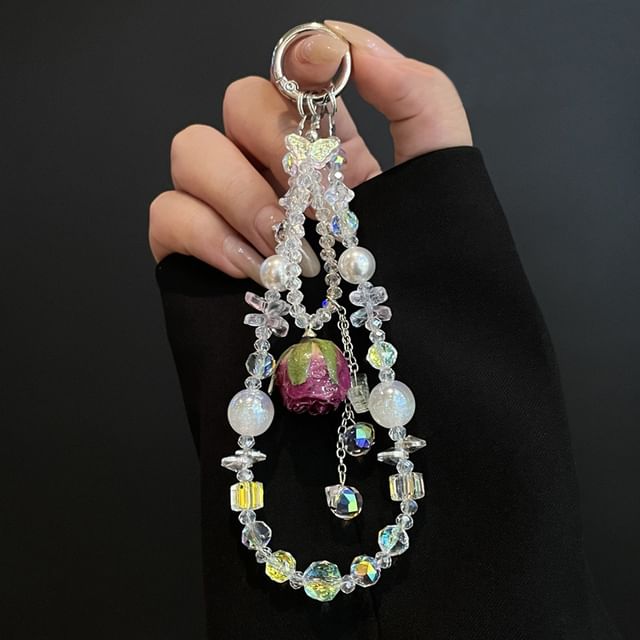 Pad Phone with Lanyard Beaded