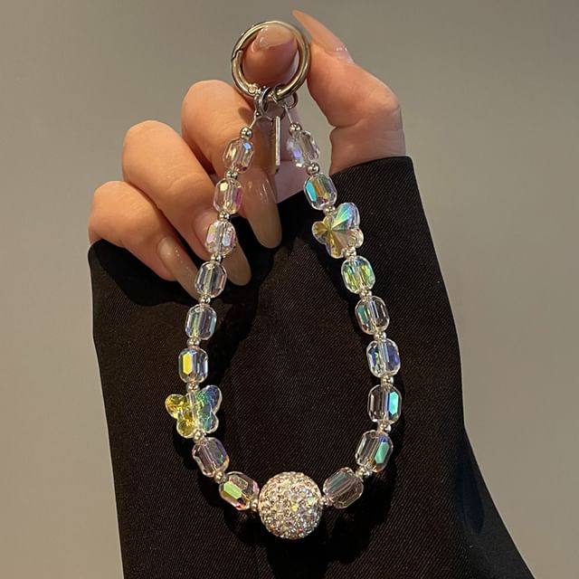 Lanyard Beaded Butterfly Phone