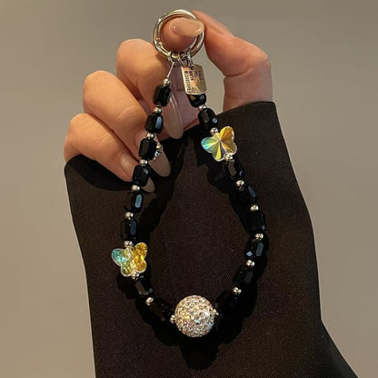 Lanyard Beaded Butterfly Phone