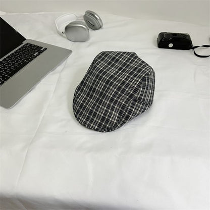 Plaid Cap Flat