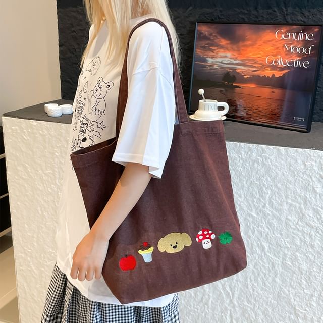 Bag Dog Print Tote