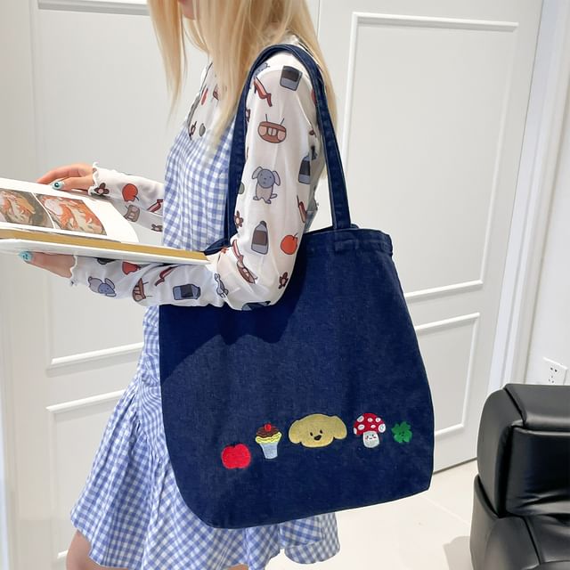 Bag Dog Print Tote