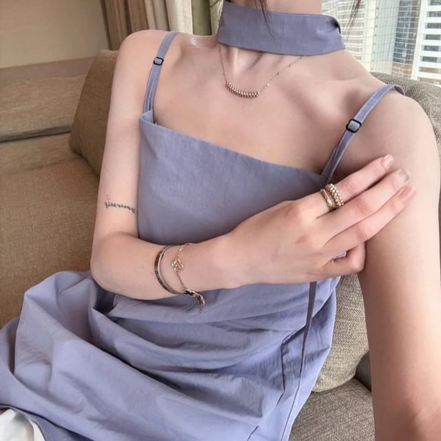 Square Neck Top Plain Cami