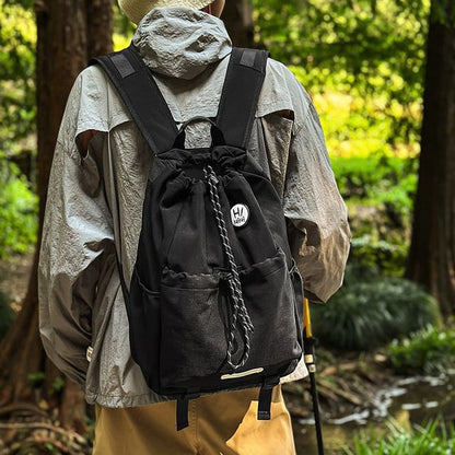 Drawstring Backpack Lettering