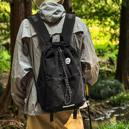 Drawstring Backpack Lettering