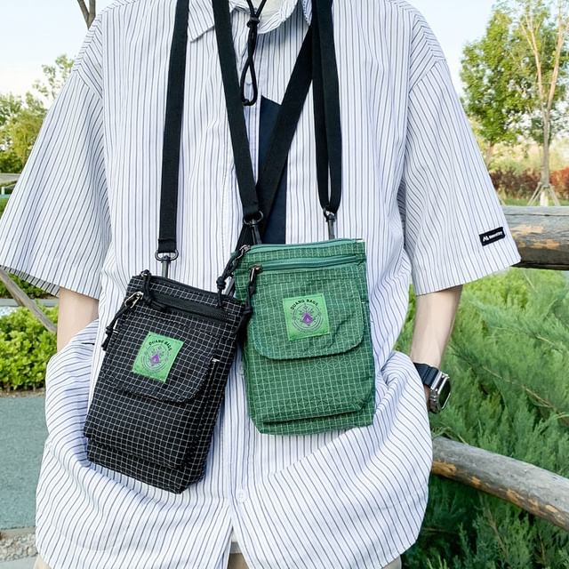 Crossbody Bag Flap Striped