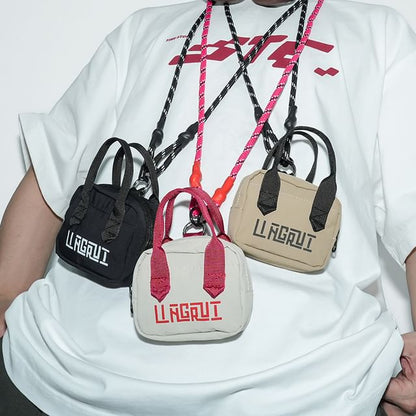 Lettering Crossbody Mini Bag