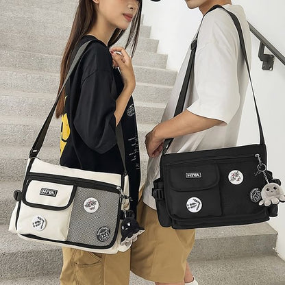 Pocket Crossbody Mesh Bag