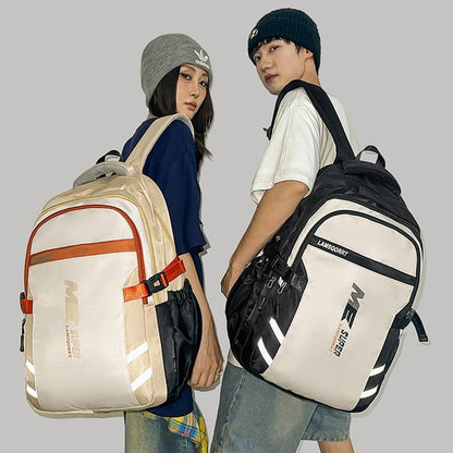 Lettering Backpack Buckled