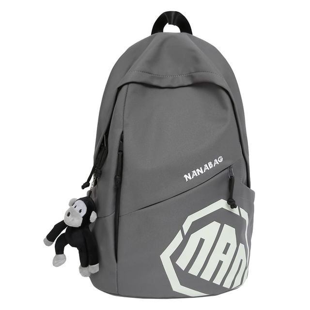 Godzilla Lettering / Backpack Charm Bag Set