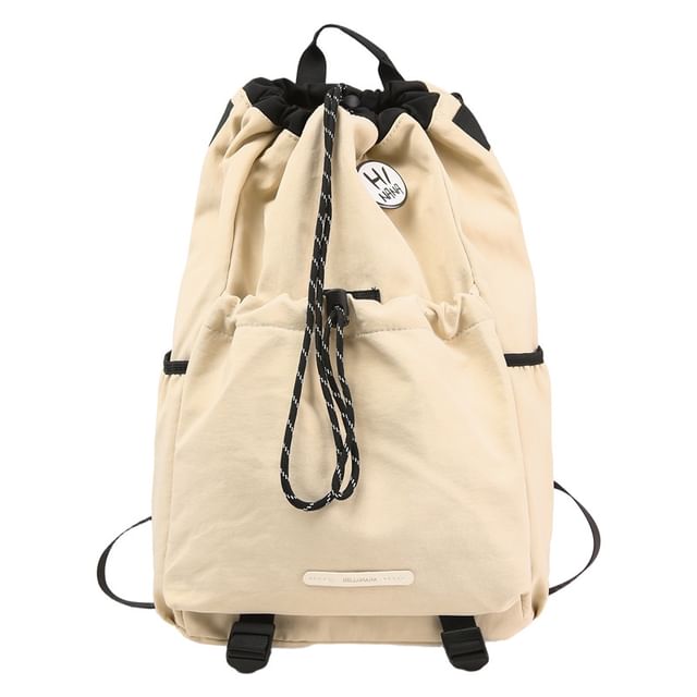 Drawstring Backpack Lettering