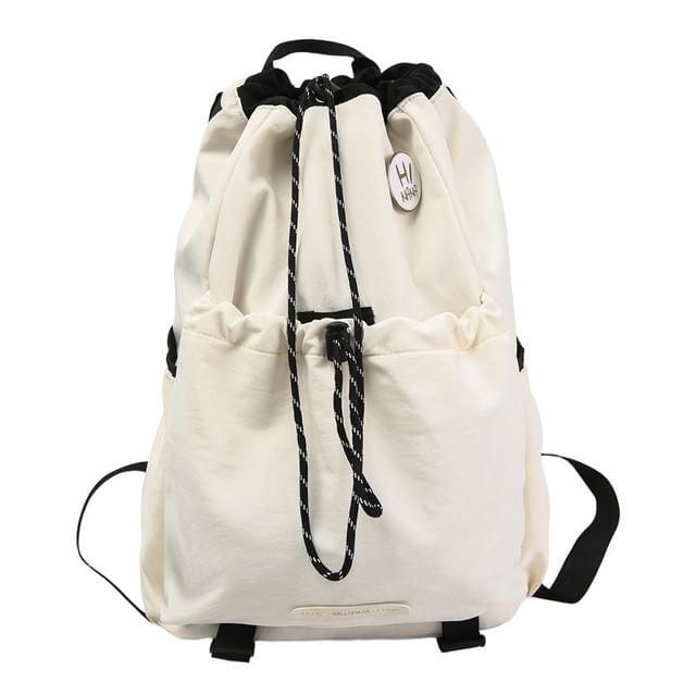 Drawstring Backpack Lettering