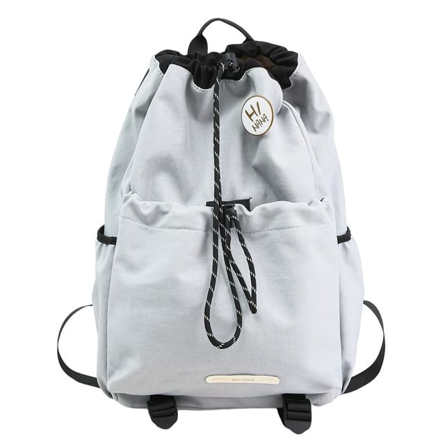 Drawstring Backpack Lettering