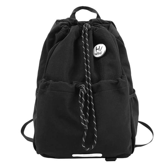 Drawstring Backpack Lettering
