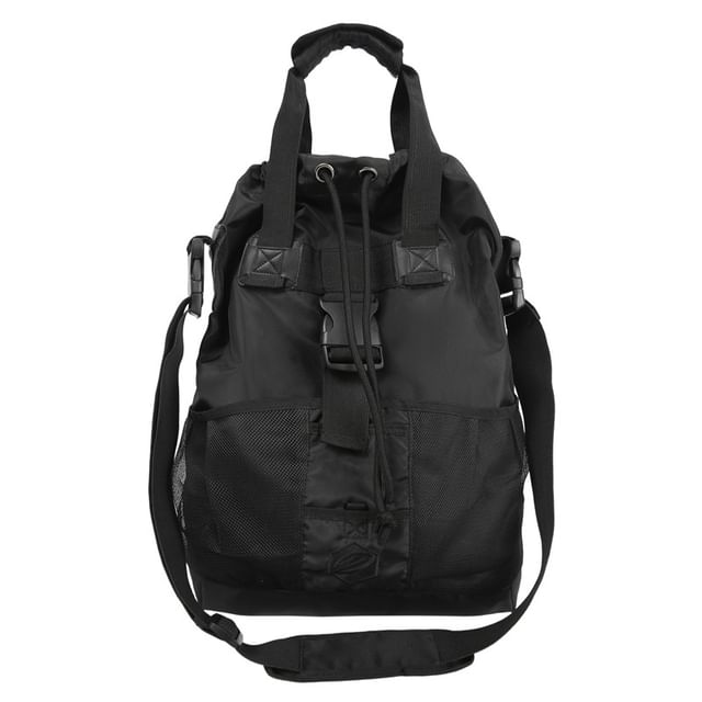 Drawstring Block Bag Color Crossbody