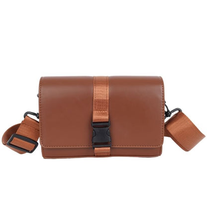Crossbody Buckled Box Flap Bag