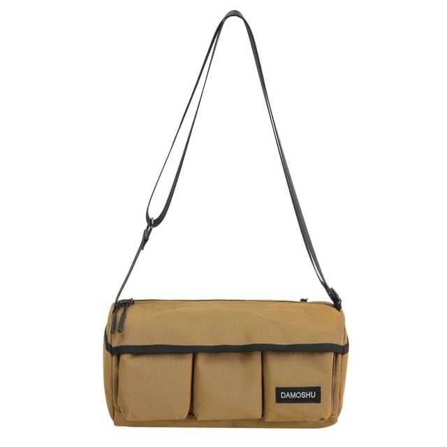 Crossbody Lettering Bag Barrel