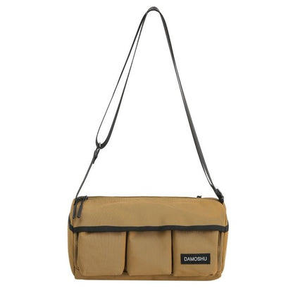 Crossbody Lettering Bag Barrel