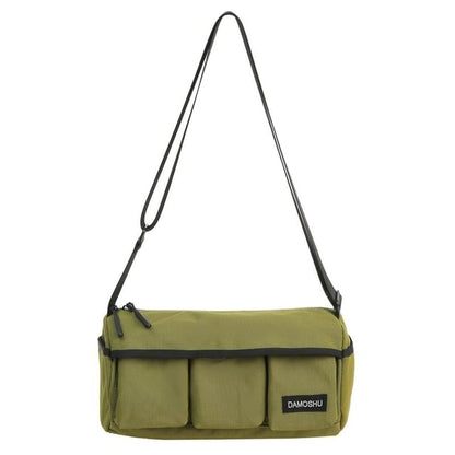 Crossbody Lettering Bag Barrel