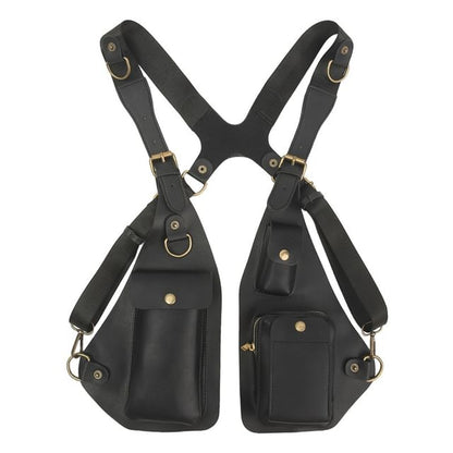 Belt Leather Faux Bag