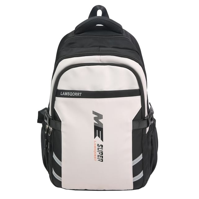 Lettering Backpack Buckled