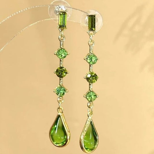 Teardrop Earring Drop Rhinestone