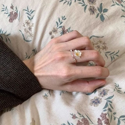 Open Flower Ring