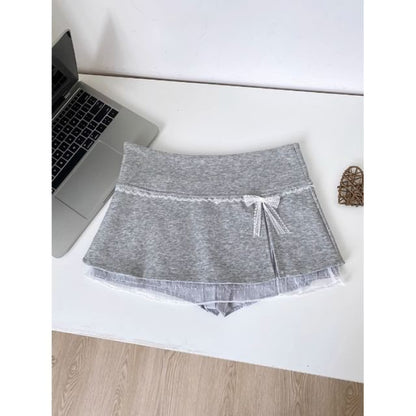 Skirt Overlay Low Mini Rise