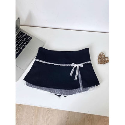 Skirt Overlay Low Mini Rise