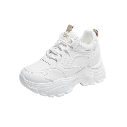 Platform Wedge Panel Sneakers Hidden