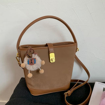 Bag Crossbody Piped Leather Faux