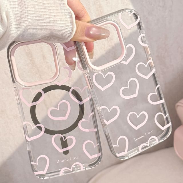 Heart Clear Phone Case